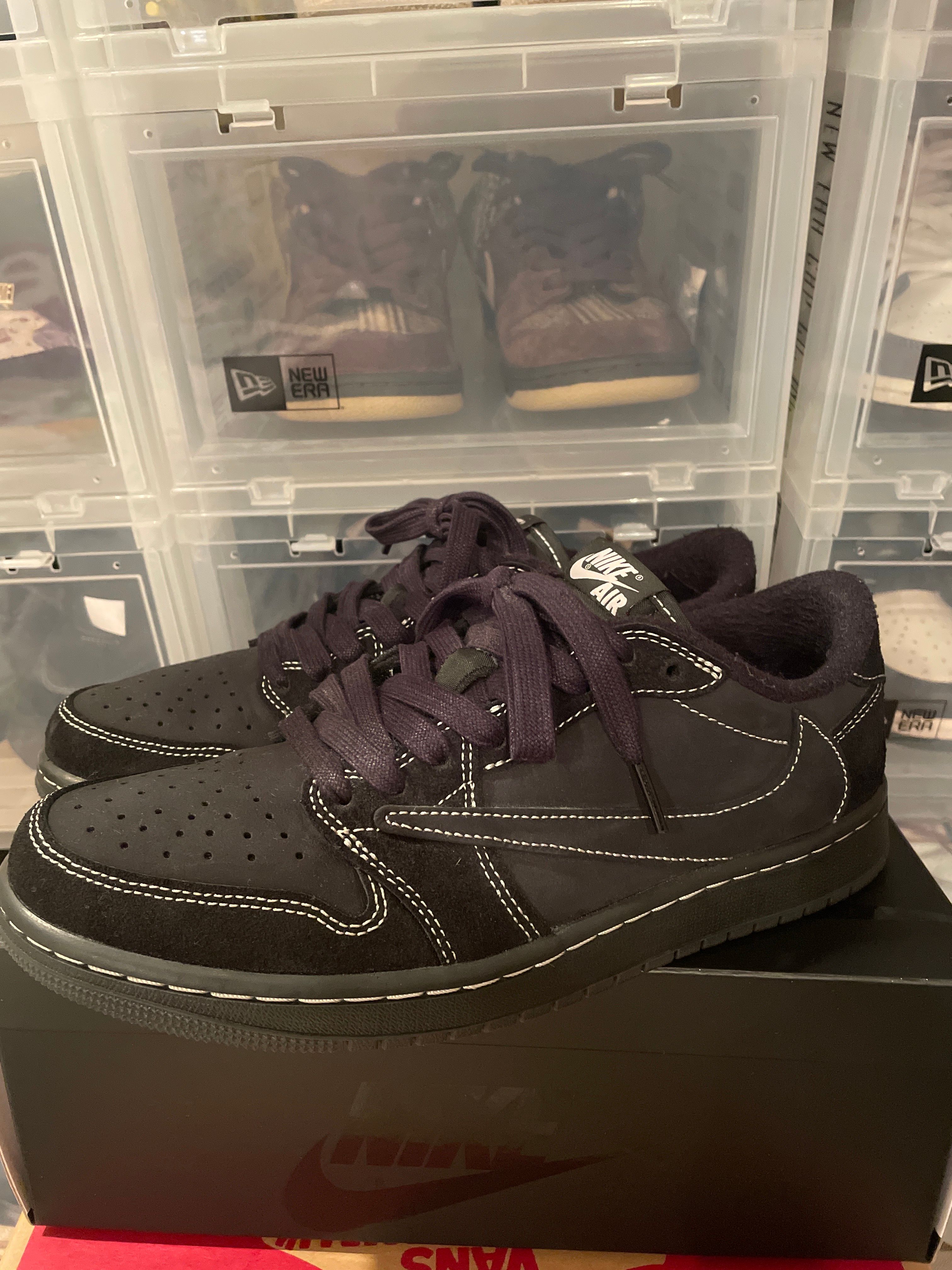 Travis Scott × Nike Air Jordan 1 Low OG SP "Black Phantom"