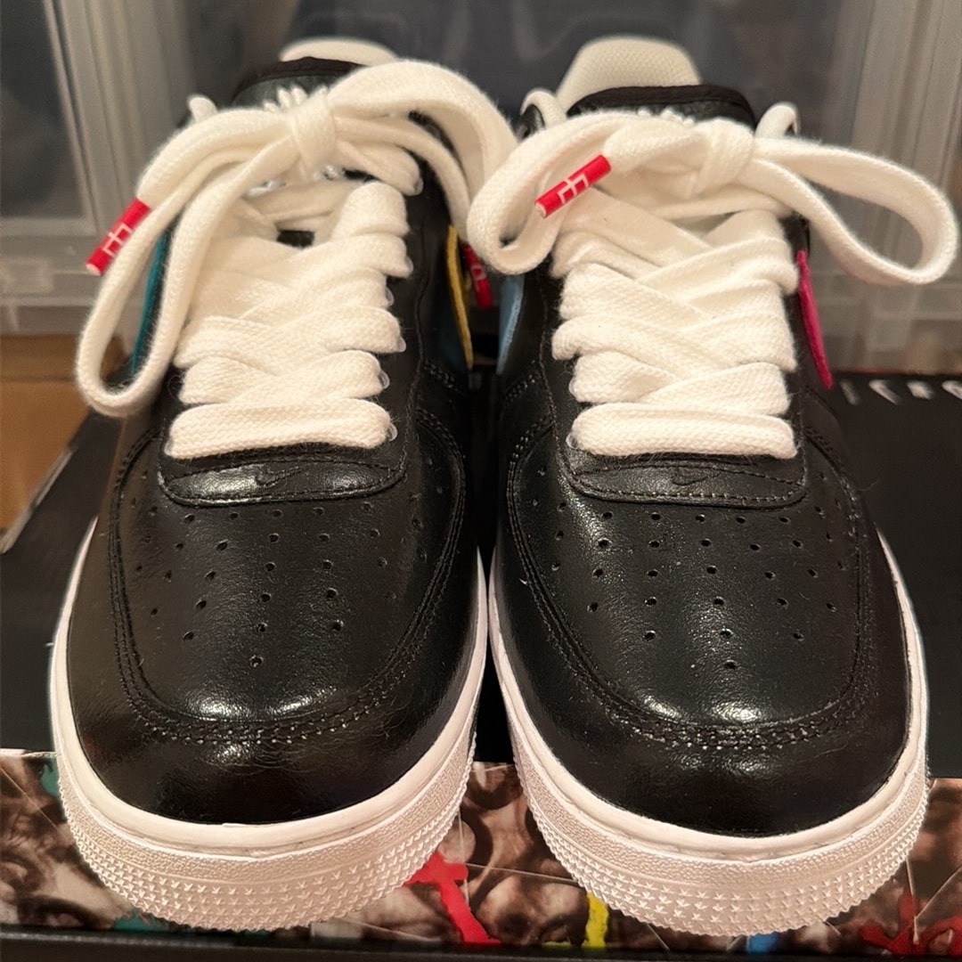 PEACEMINUSONE × Nike Air Force 1 Low '07 Para-Noise 3.0 "Black and Multi-Color" / G-DRAGON