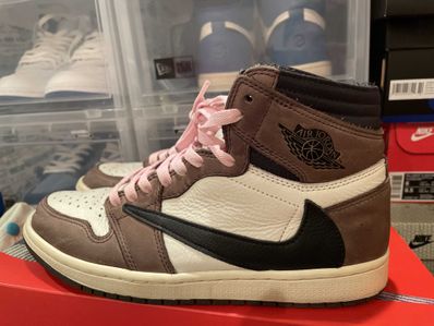 Travis Scott × Nike Air Jordan 1 Retro High OG TS SP "Sail/Dark Mocha"