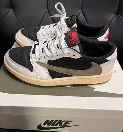 Travis Scott × Nike Women's Air Jordan 1 Low OG "Medium Olive"