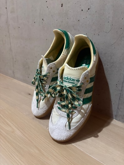 Wales Bonner × adidas Samba "Sail/Green"