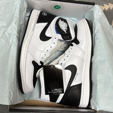 fragment design × UNION × Nike Air Jordan 1 Retro High OG "Black/White"