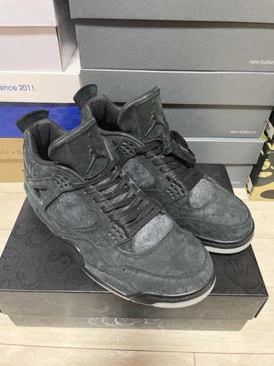 KAWS × Nike Air Jordan 4 Retro "Black"