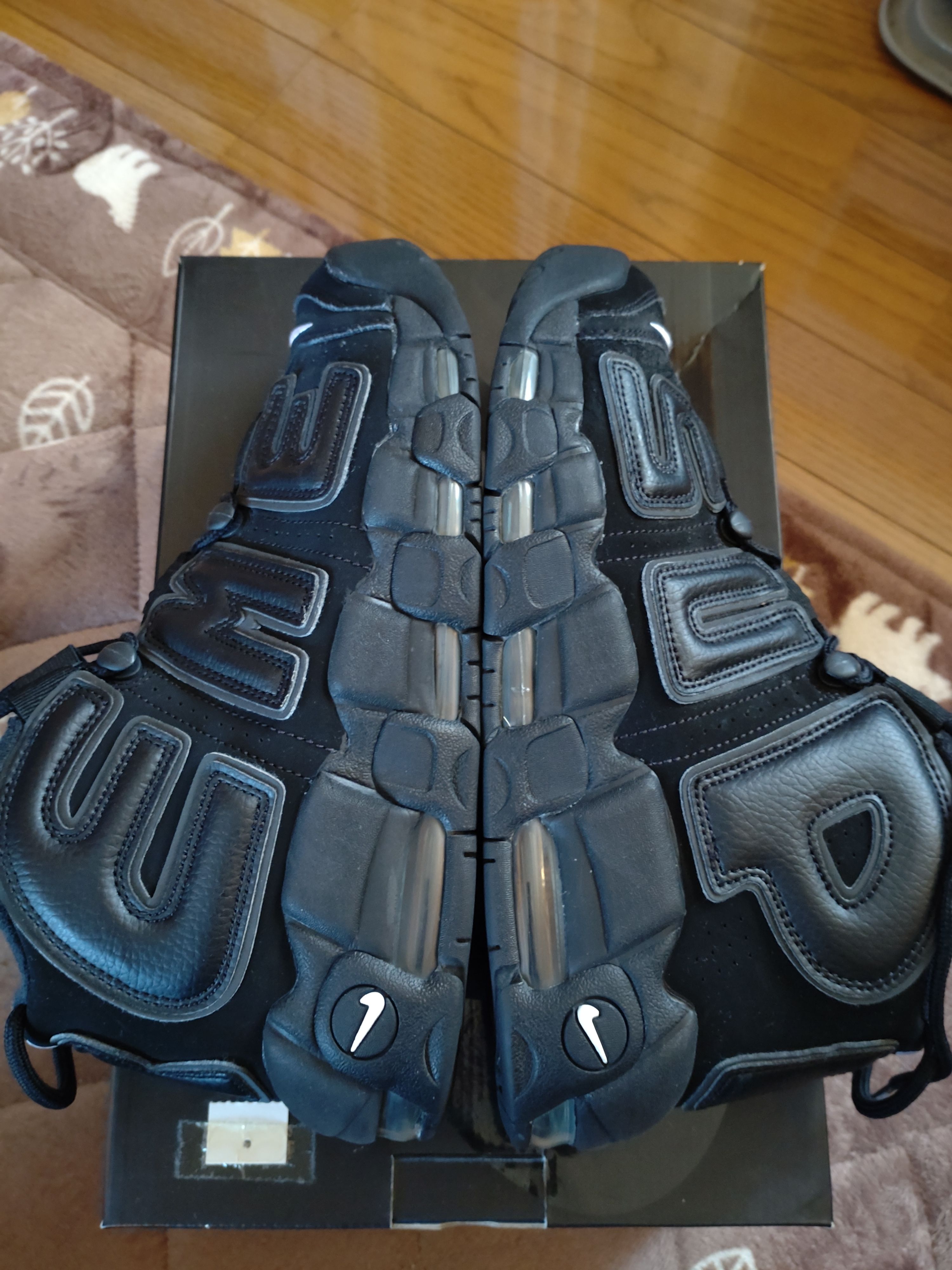 Supreme × Nike Air More Uptempo "Black"