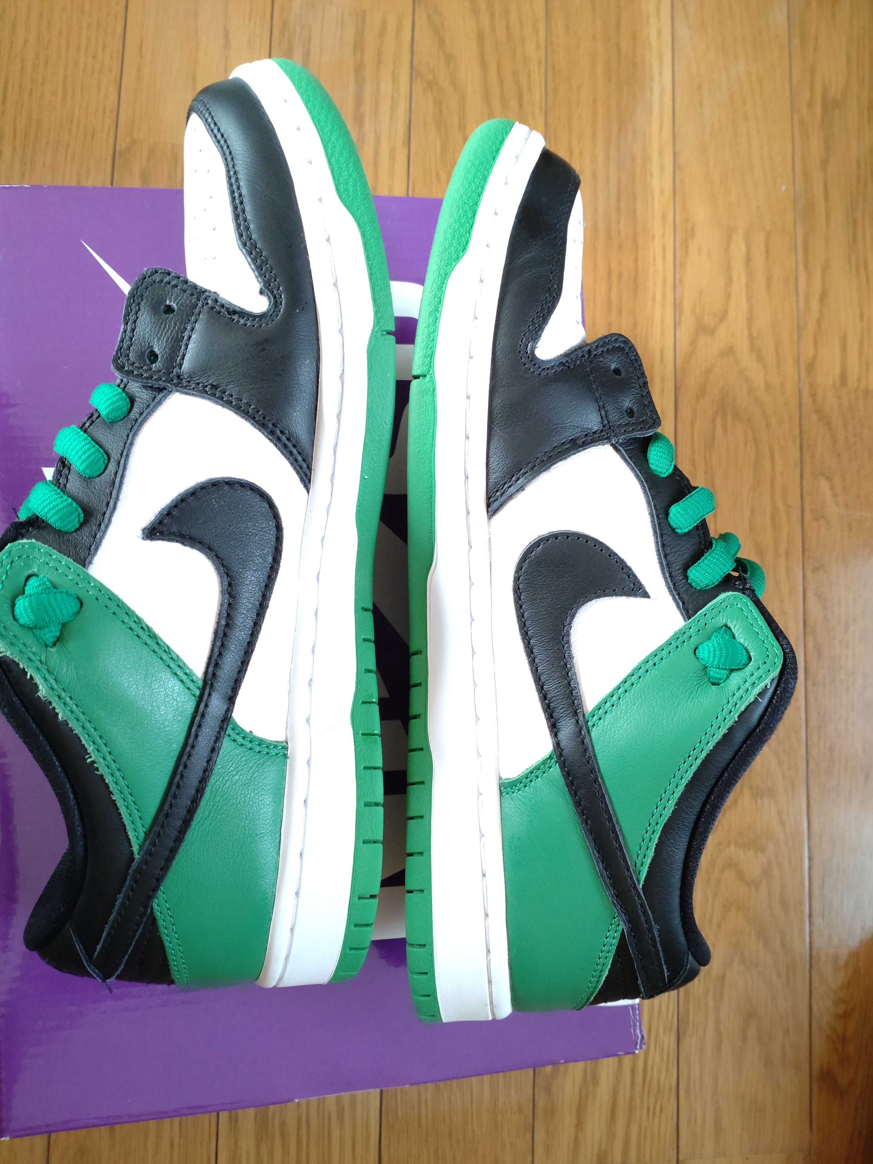 Nike SB Dunk Low Pro "Black and Classic Green"