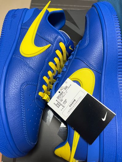 AMBUSH × Nike Air Force 1 Low "Game Royal and Vivid Sulfur"