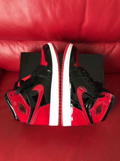 Nike GS Air Jordan 1 High OG "Patent Bred"