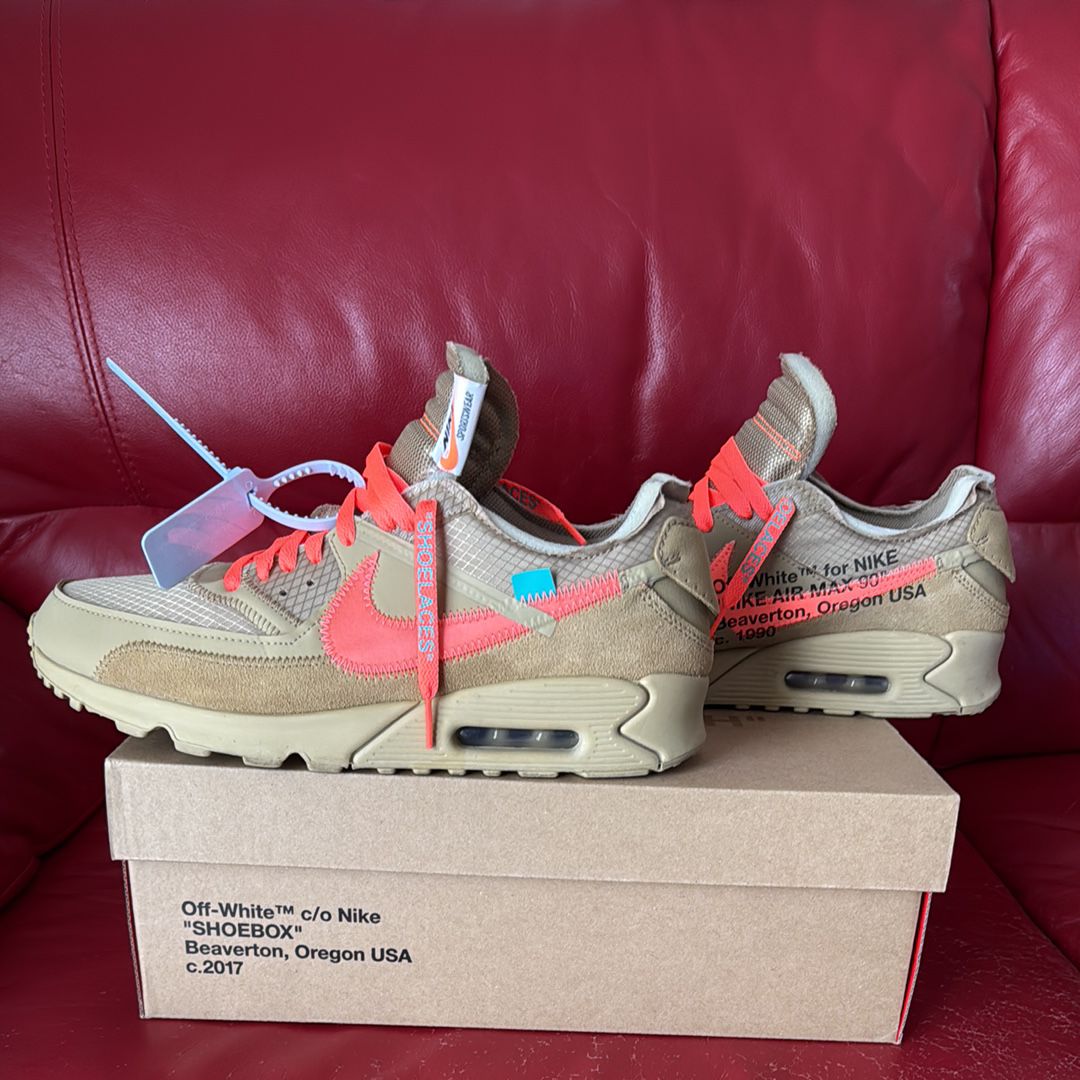 Off-White × Nike Air Max 90 "Desert Ore"