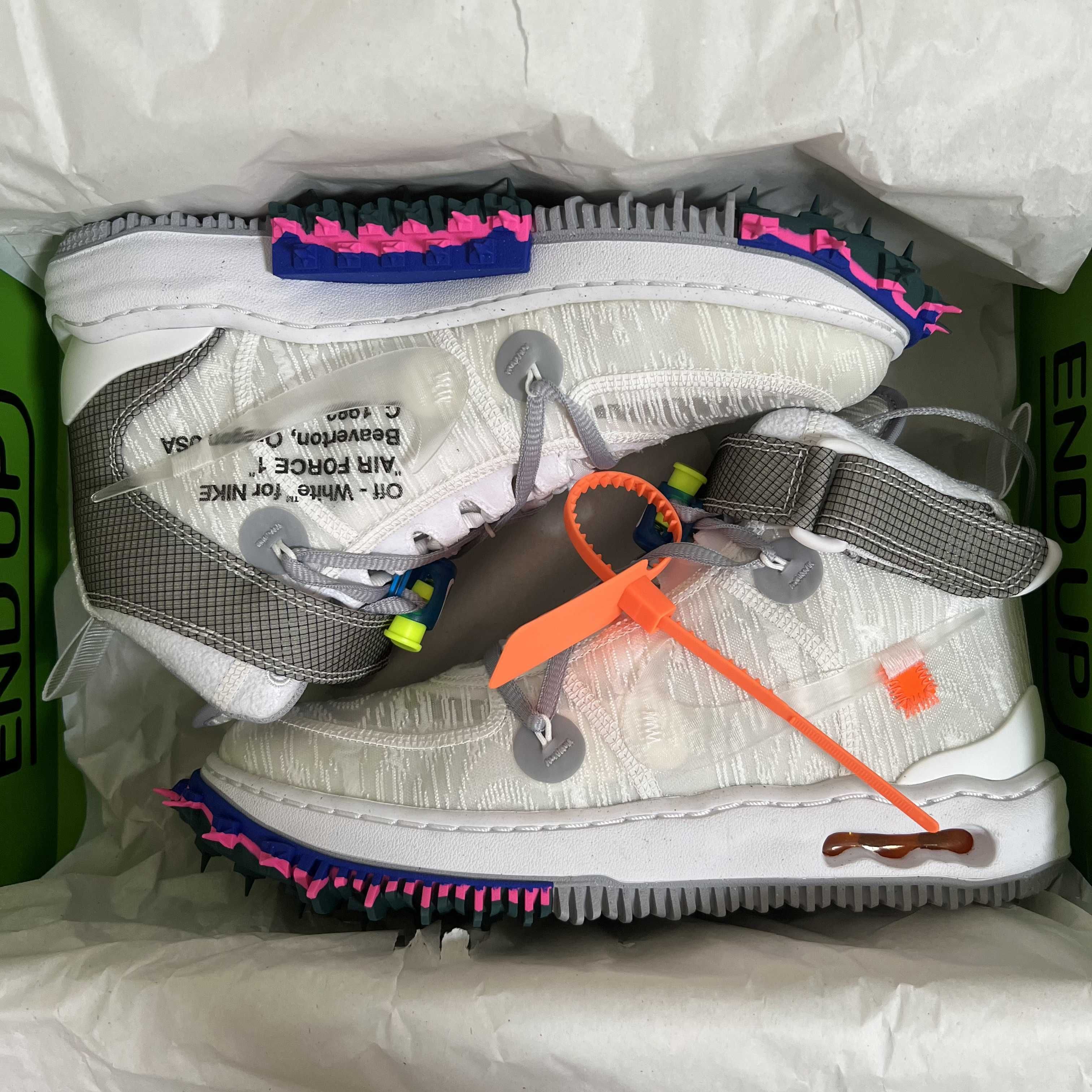 Off-White × Nike Air Force 1 Mid "White"