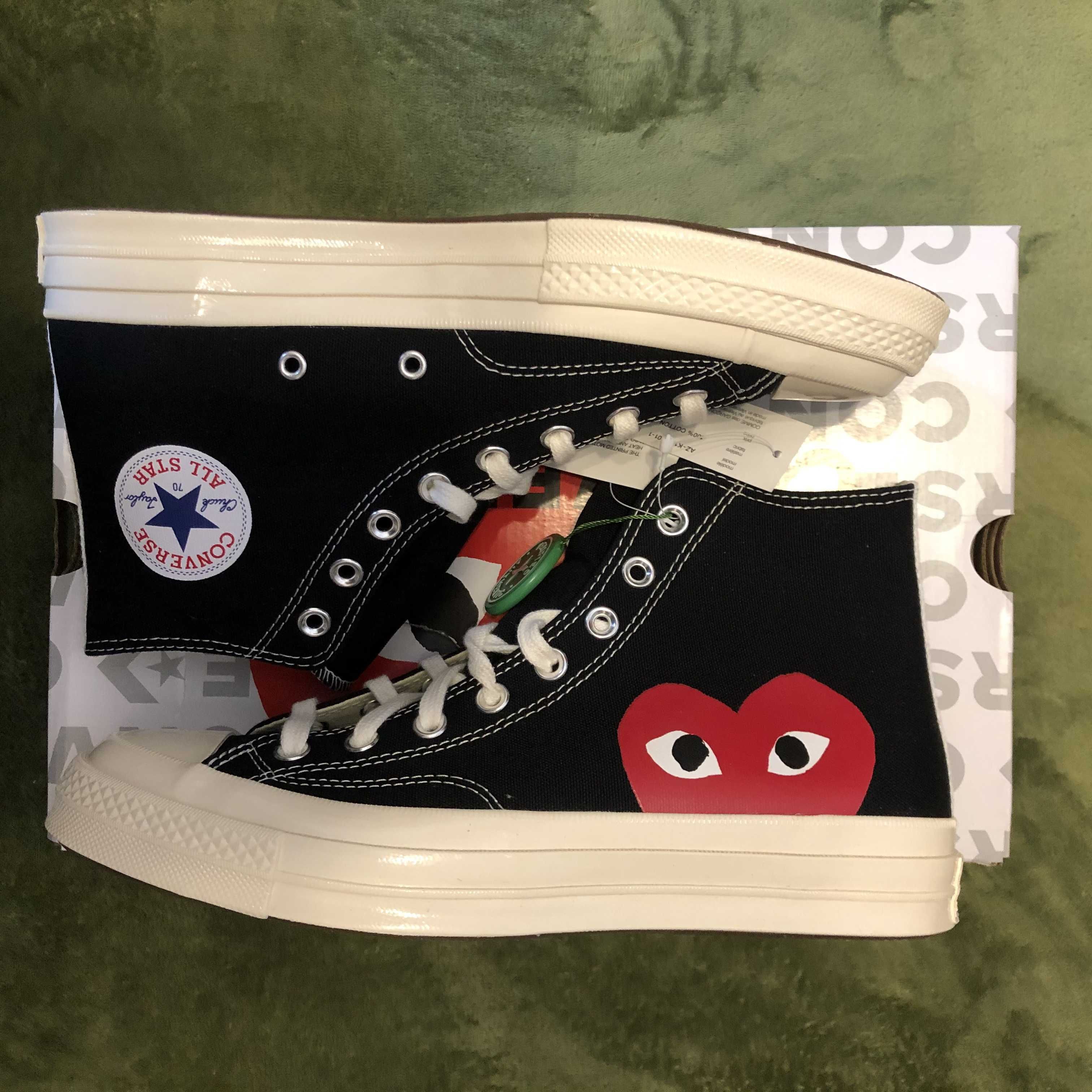 PLAY COMME des GARCONS × Converse All Star Hi "Black"