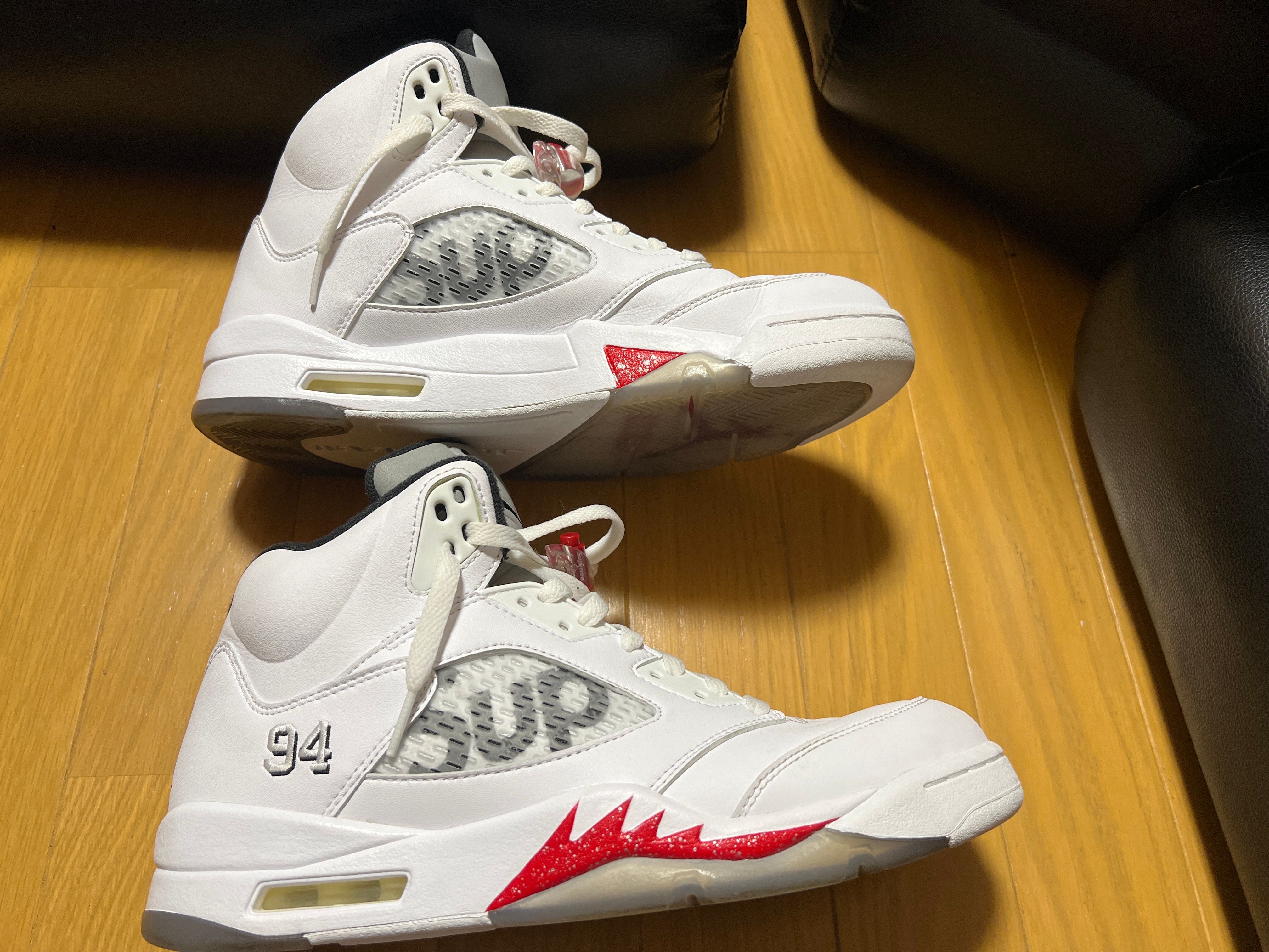 Supreme × Nike Air Jordan 5 Retro "White"