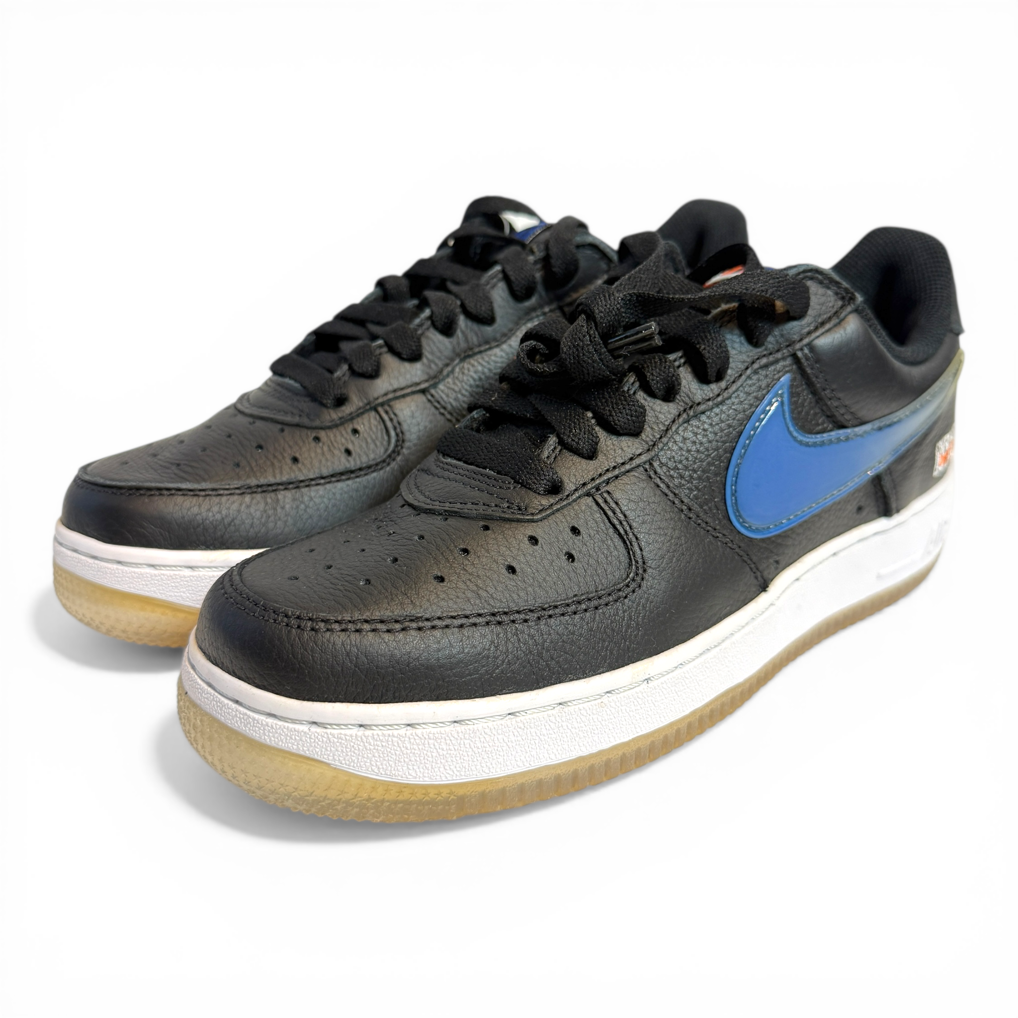 KITH × Nike Air Force 1 Low New York Knicks "Black/Brilliant Orange/Rush/Brilliant White"