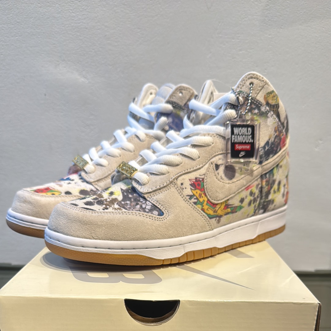 シュプリーム × ナイキ SB ダンク ハイ "ラメルジー"