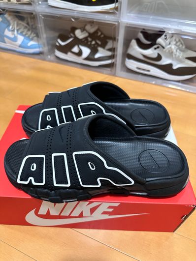 Nike Air More Uptempo Slide "Black" (DV2132-001/DV2137-001)