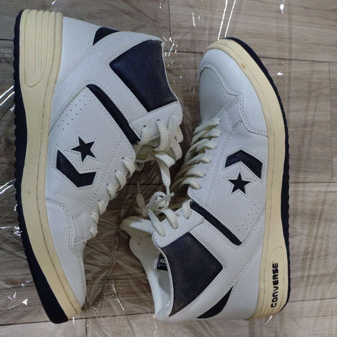 コンバース ウエポン VTG ハイ "オフホワイト/ヴィンテージネイビー"