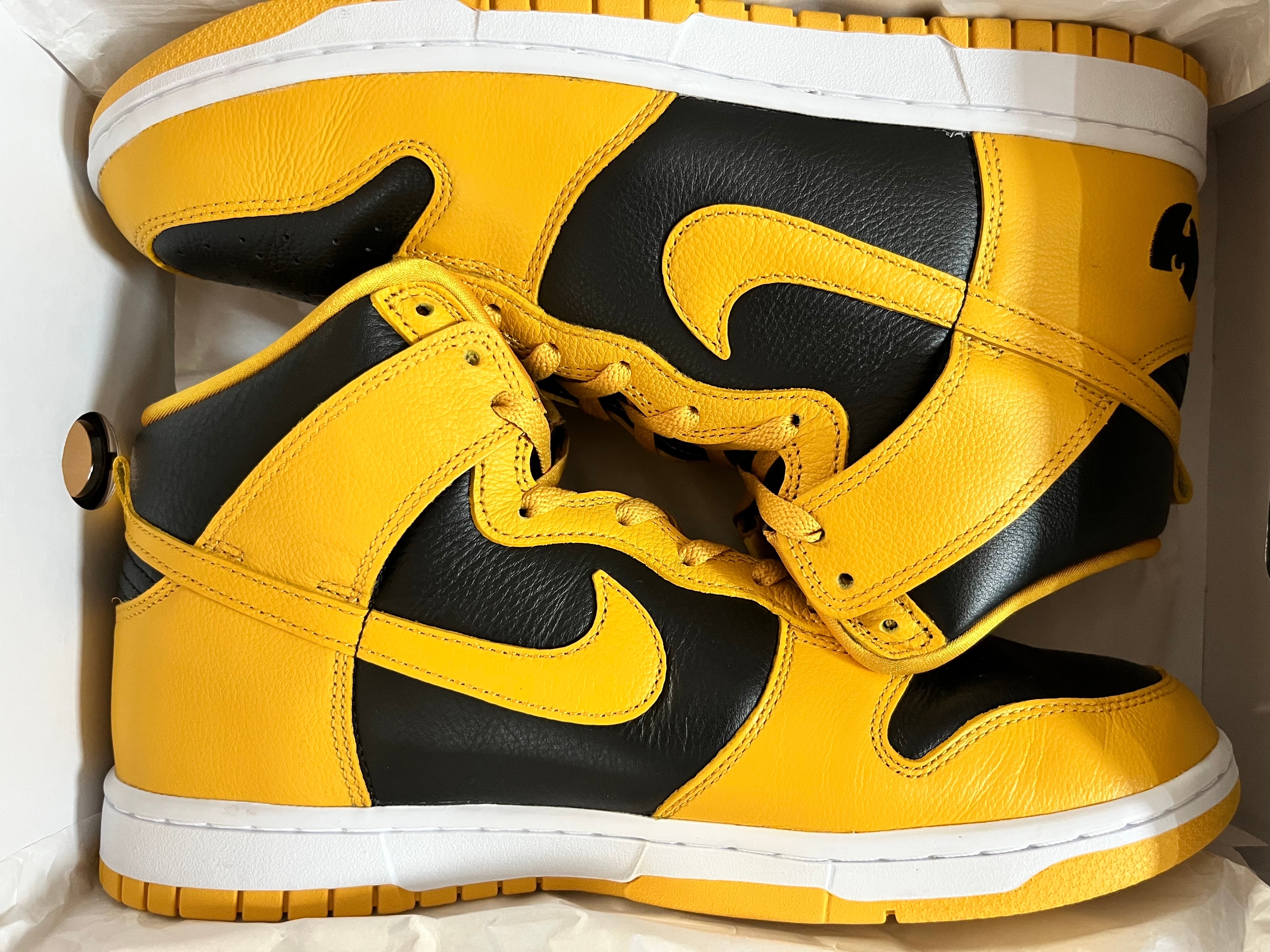 Wu-Tang Clan × Nike Dunk High Retro PRM "Black and Pollen"
