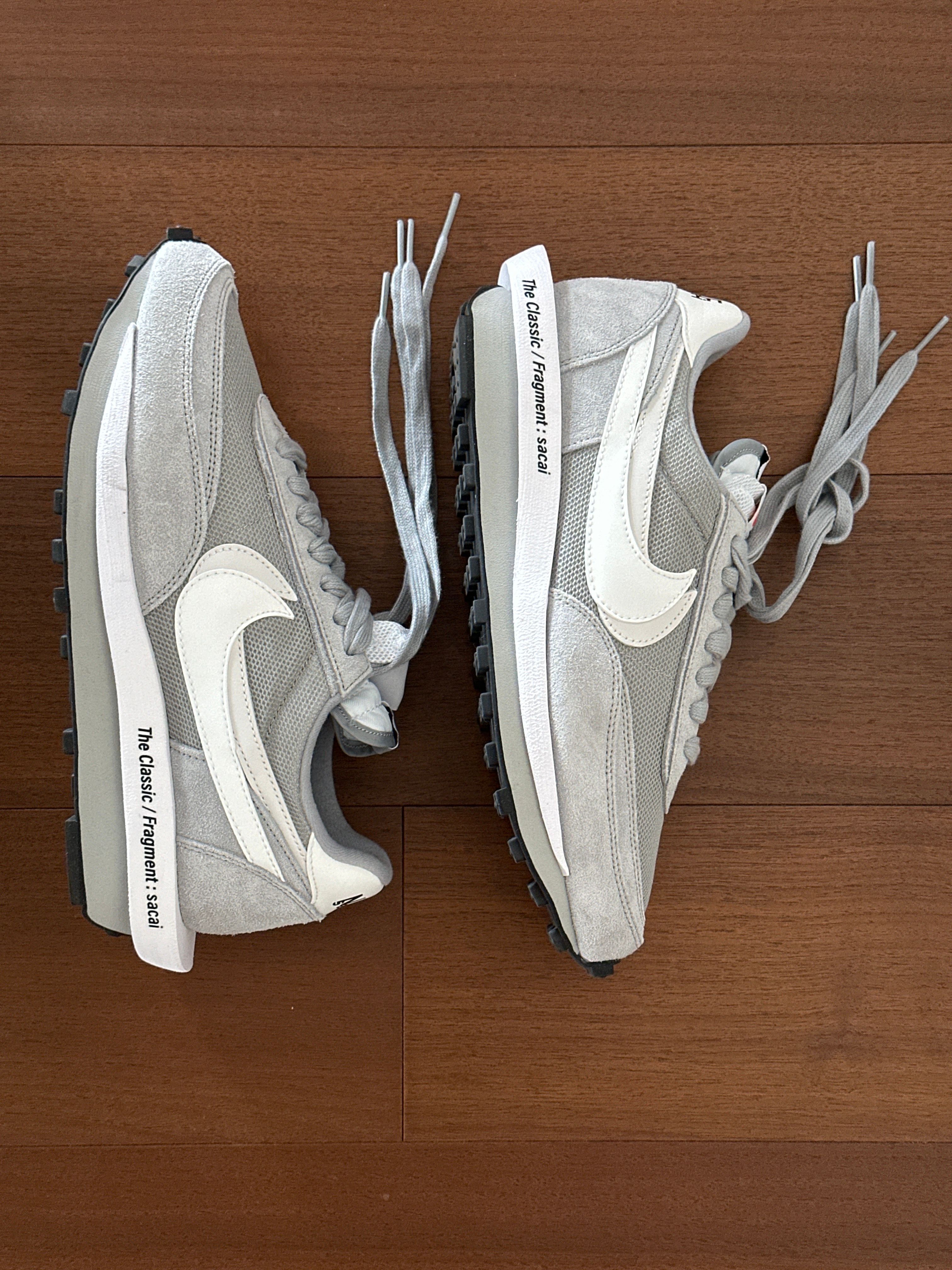 Fragment × sacai × Nike LD Waffle "Light Smoke Grey"