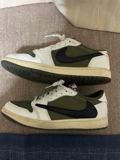 Travis Scott × Nike Air Jordan 1 Low OG SP "Reverse Olive"