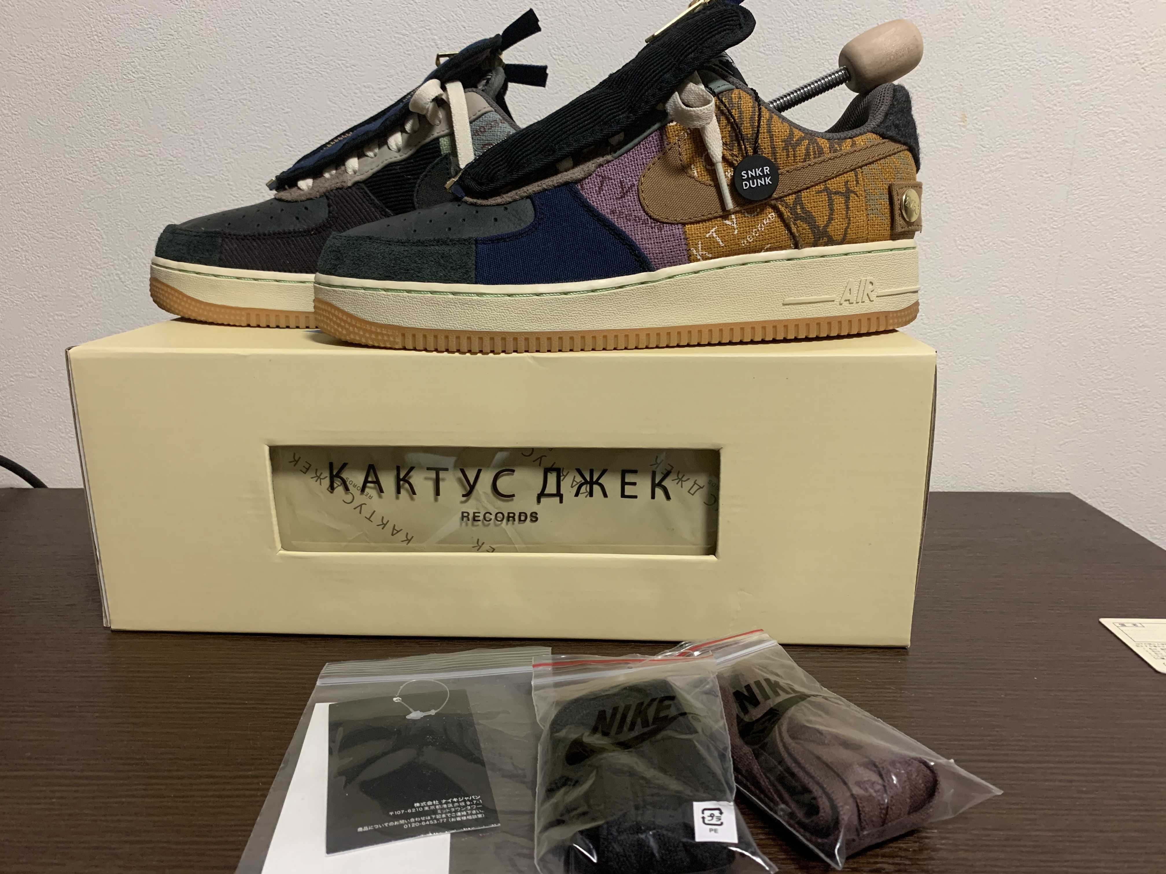 Travis Scott × Nike Air Force 1 Low Cactus Jack "Multi Color"