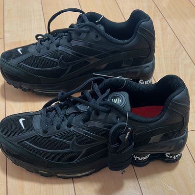Supreme × Nike Shox Ride 2 "Black/Black-White"
