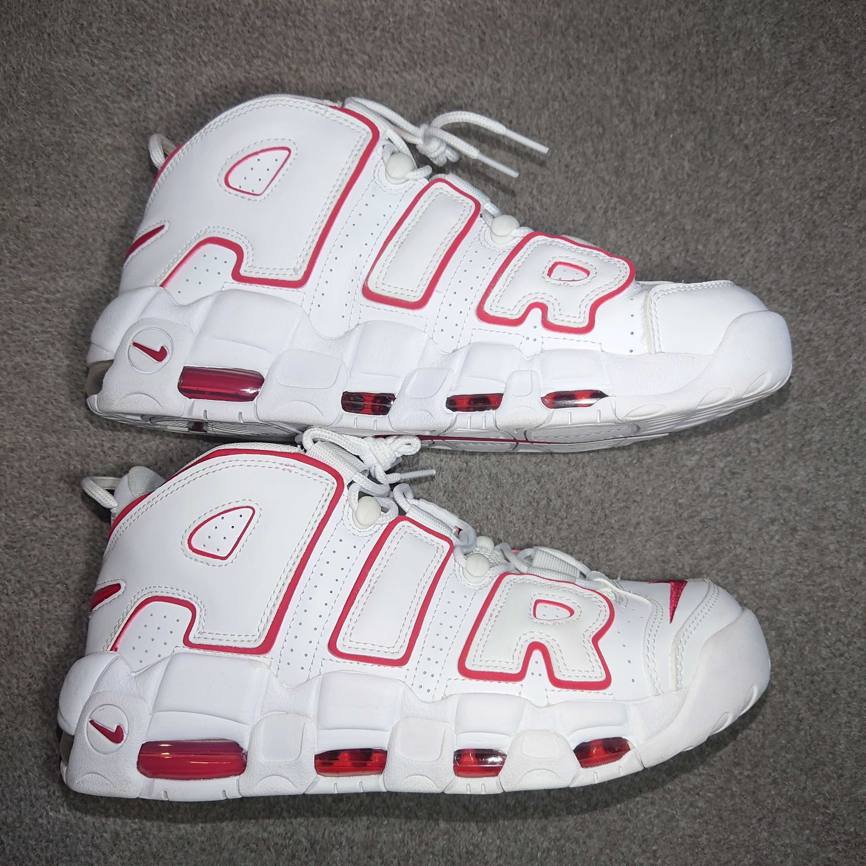 NIKE AIR MORE UPTEMPO "WHITE/VARSITY RED" (2021)