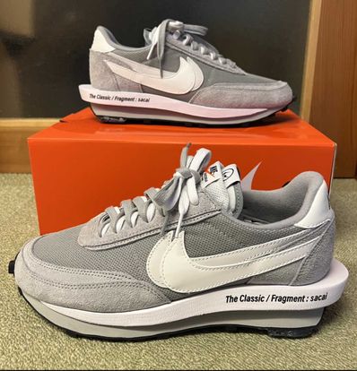 Fragment × sacai × Nike LD Waffle "Light Smoke Grey"