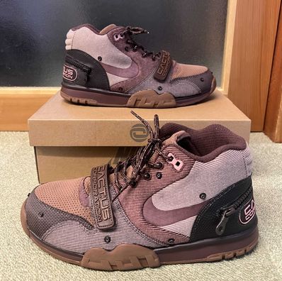 Travis Scott x Nike Air Trainer 1 SP "Archaeo Brown and Rust Pink"