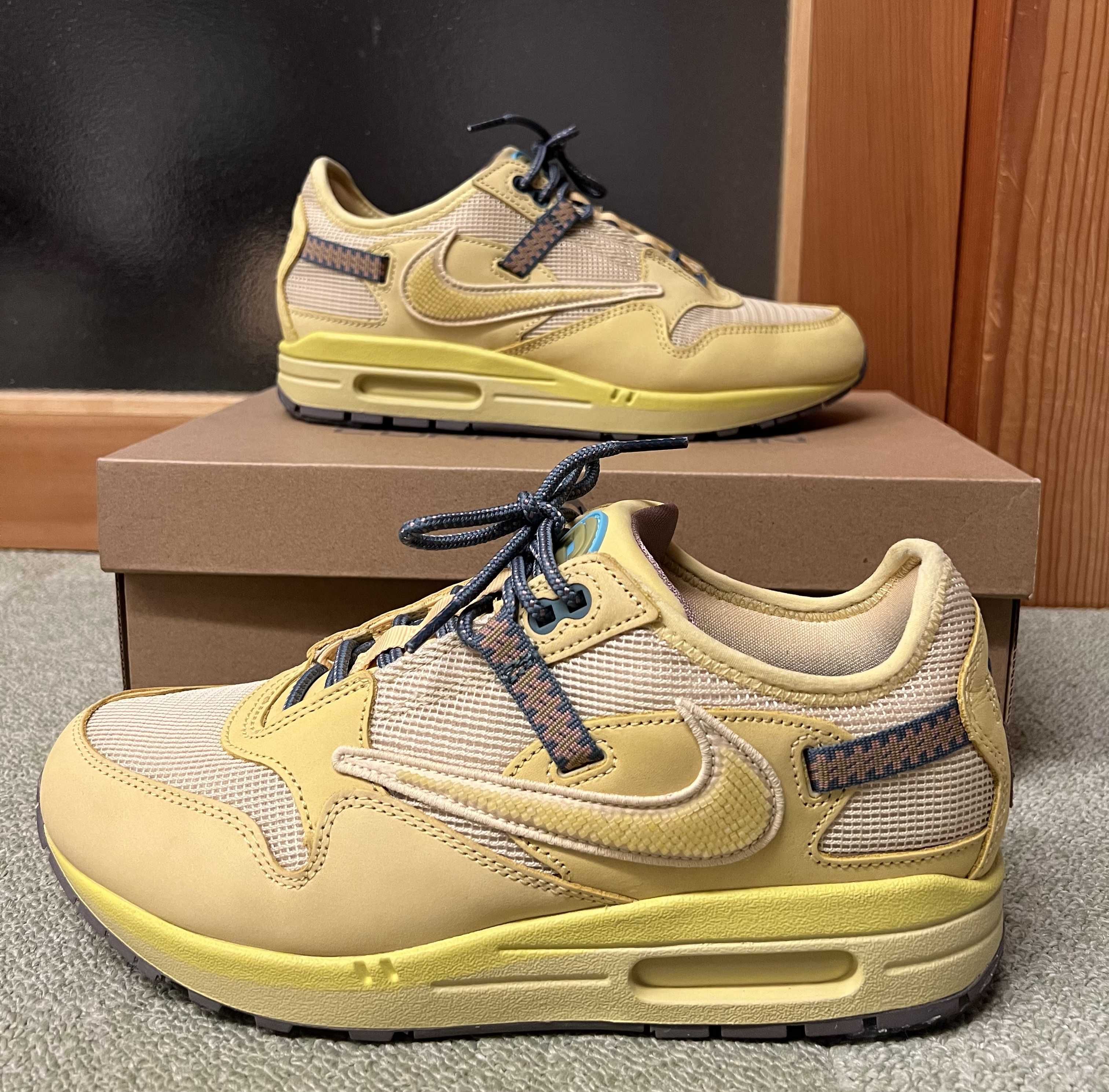 Travis Scott × Nike Air Max 1 "CACT.US Gold"