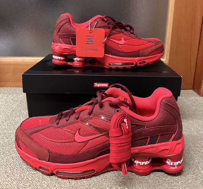 Supreme × Nike Shox Ride 2 "Speed Red/Siren Red-Barn"