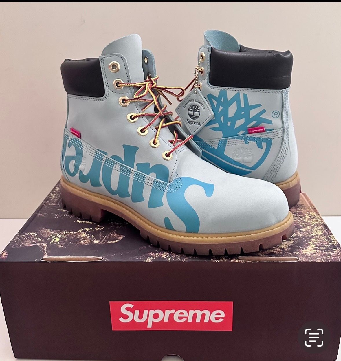 TIMBERLAND × Supreme 6" BOOT "ICE BLUE"
