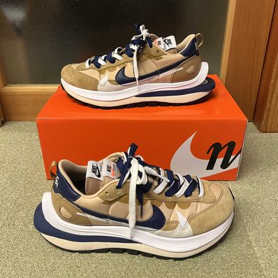 Sacai × Nike Vapor Waffle "Sesame And Blue Void"