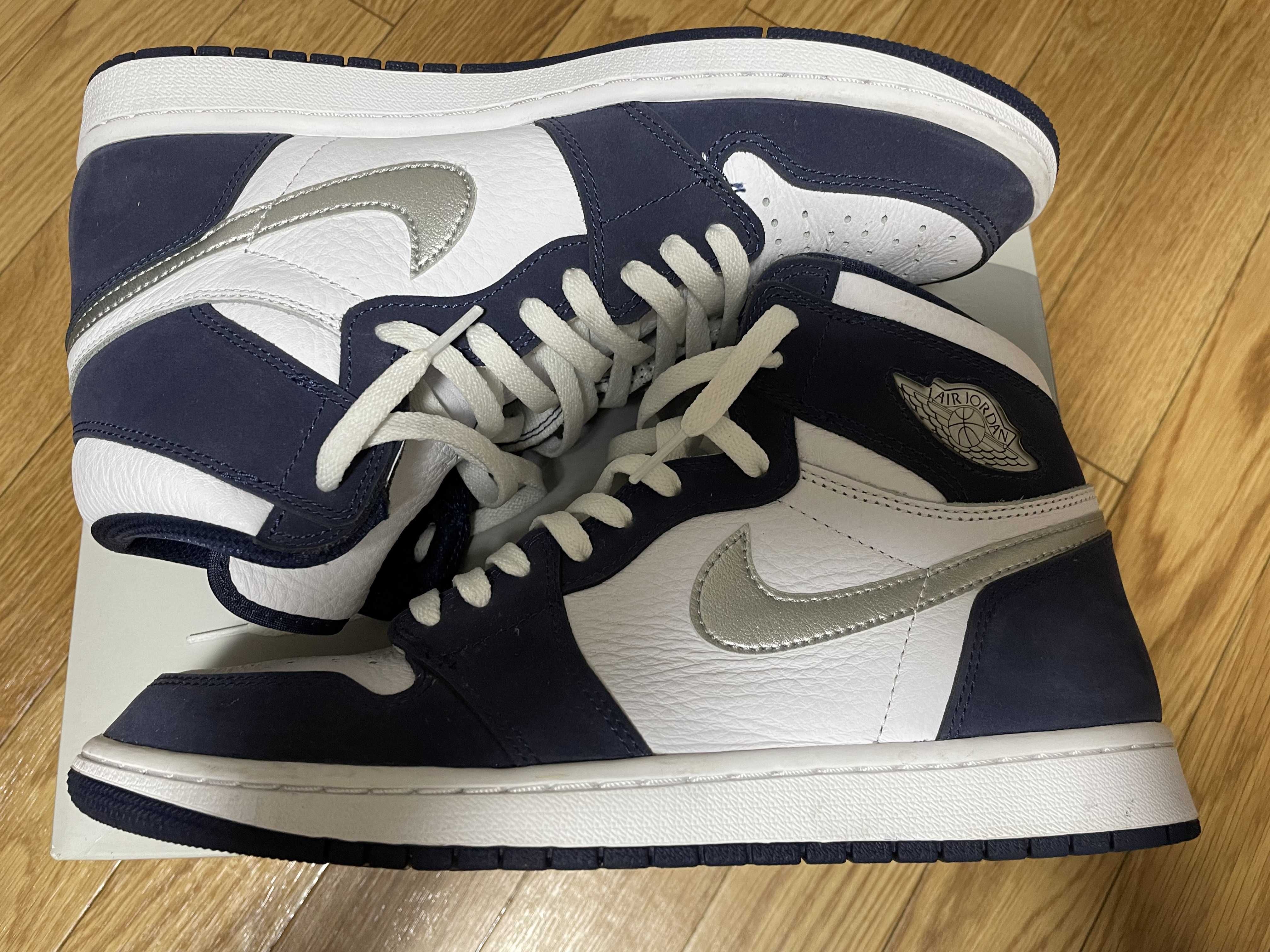 Nike Air Jordan 1 High OG CO.JP "White/Midnight Navy" (2020)(ブリーフケースなし)