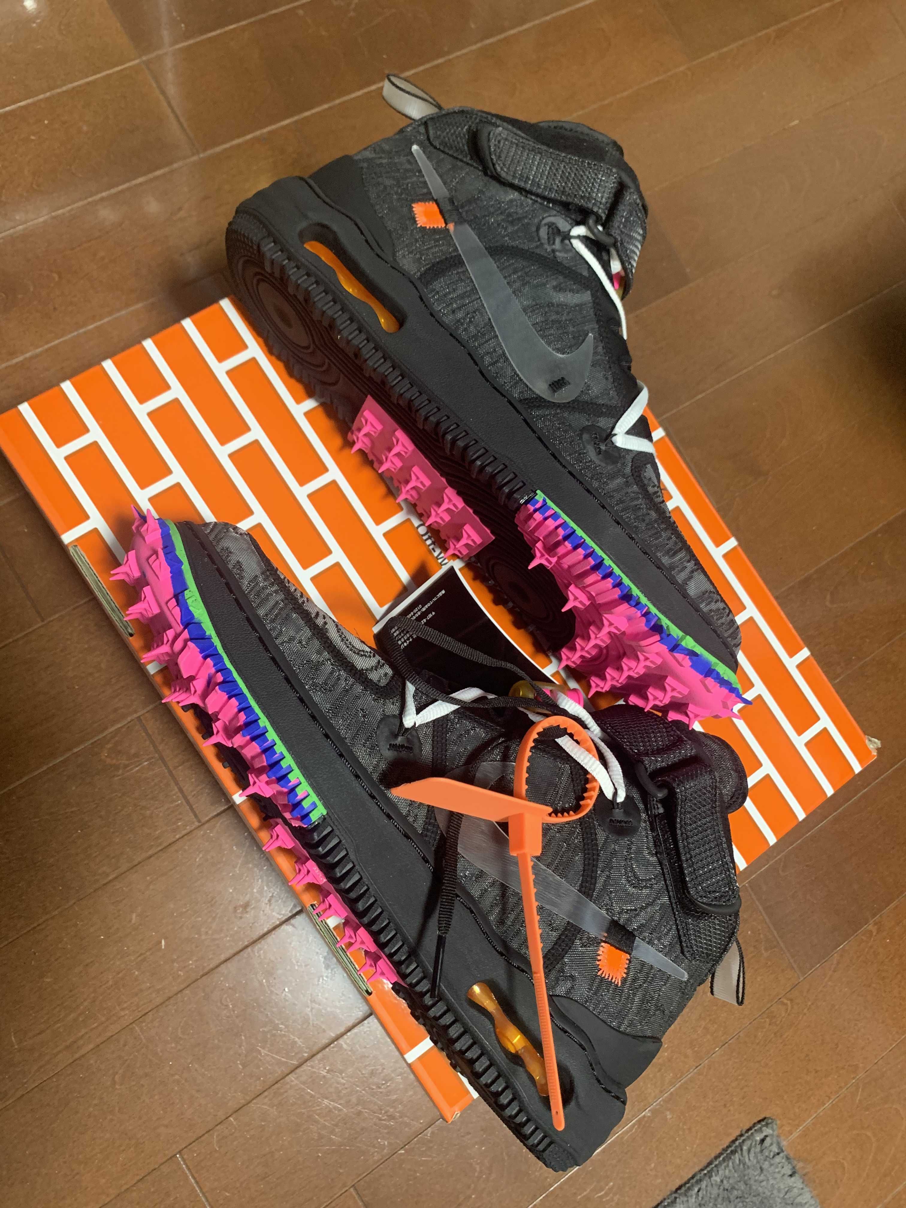 Off-White × Nike Air Force 1 Mid "Black"