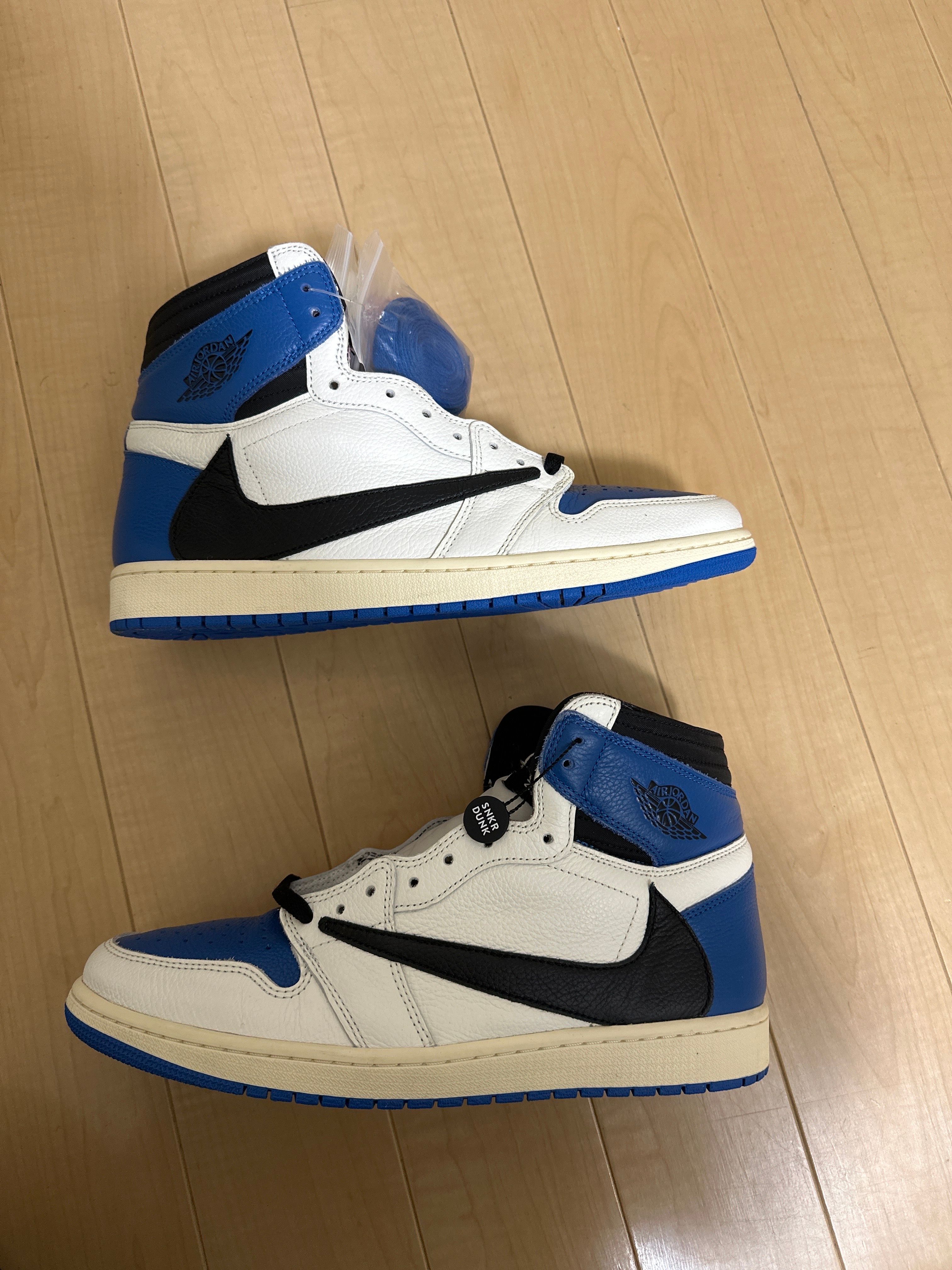 Travis Scott × fragment design × Nike Air Jordan 1 Retro High OG SP "Military Blue"