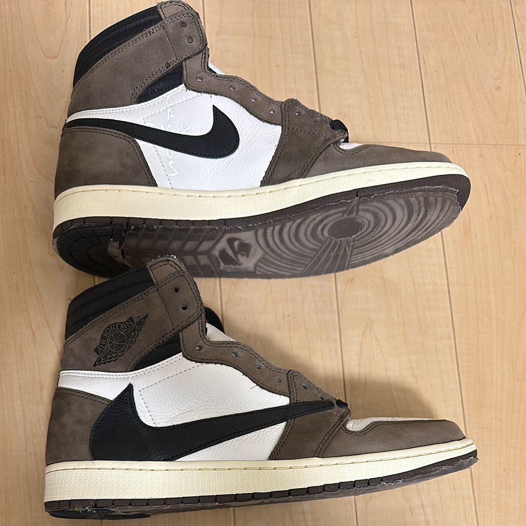 Travis Scott × Nike Air Jordan 1 Retro High OG TS SP "Sail/Dark Mocha"