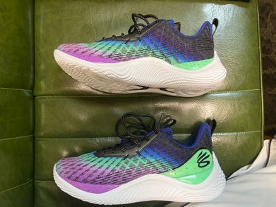 Under Armour Curry 10 "Black/Blitz Red/Antifreeze"