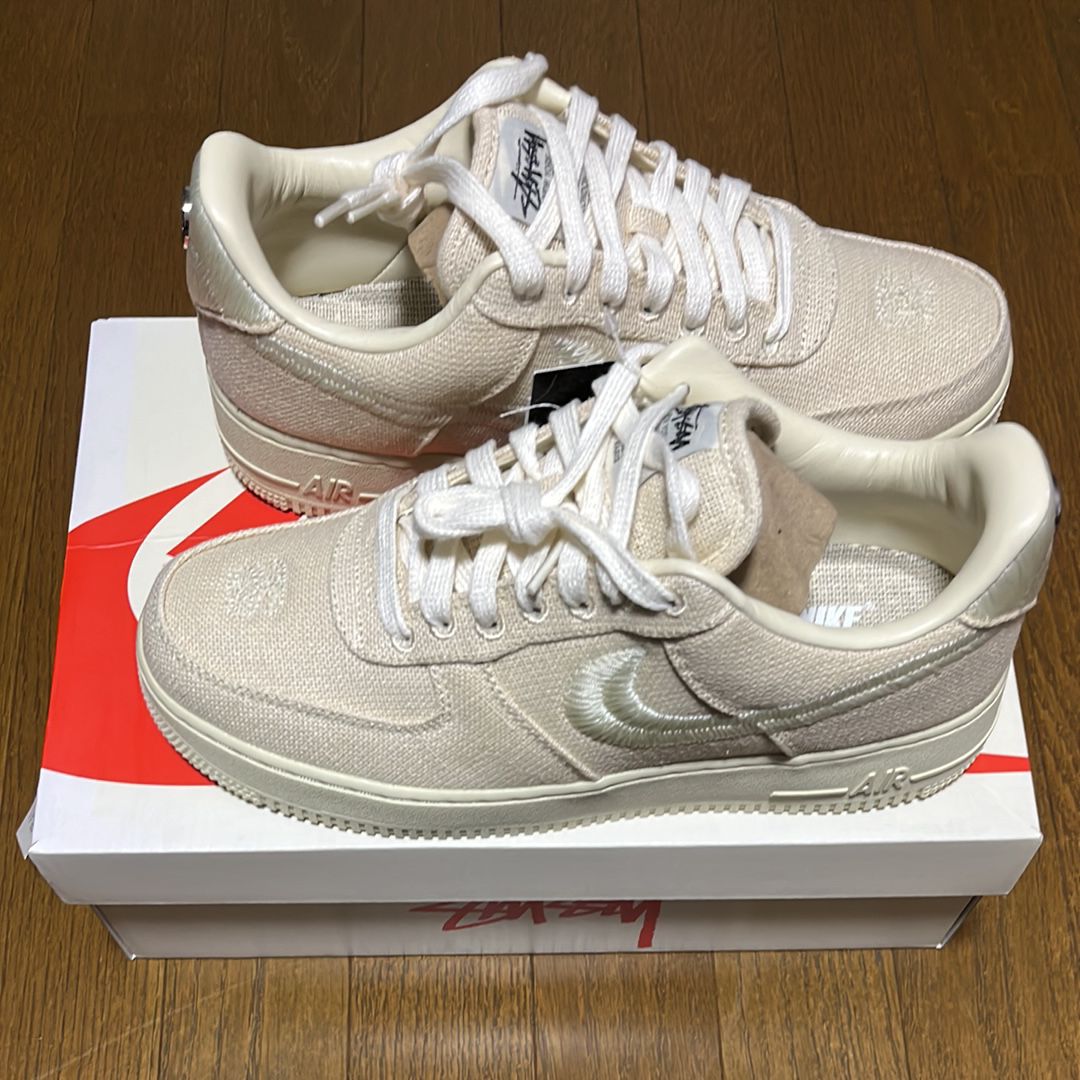 Stussy × Nike Air Force 1 Low "Fossil Stone"