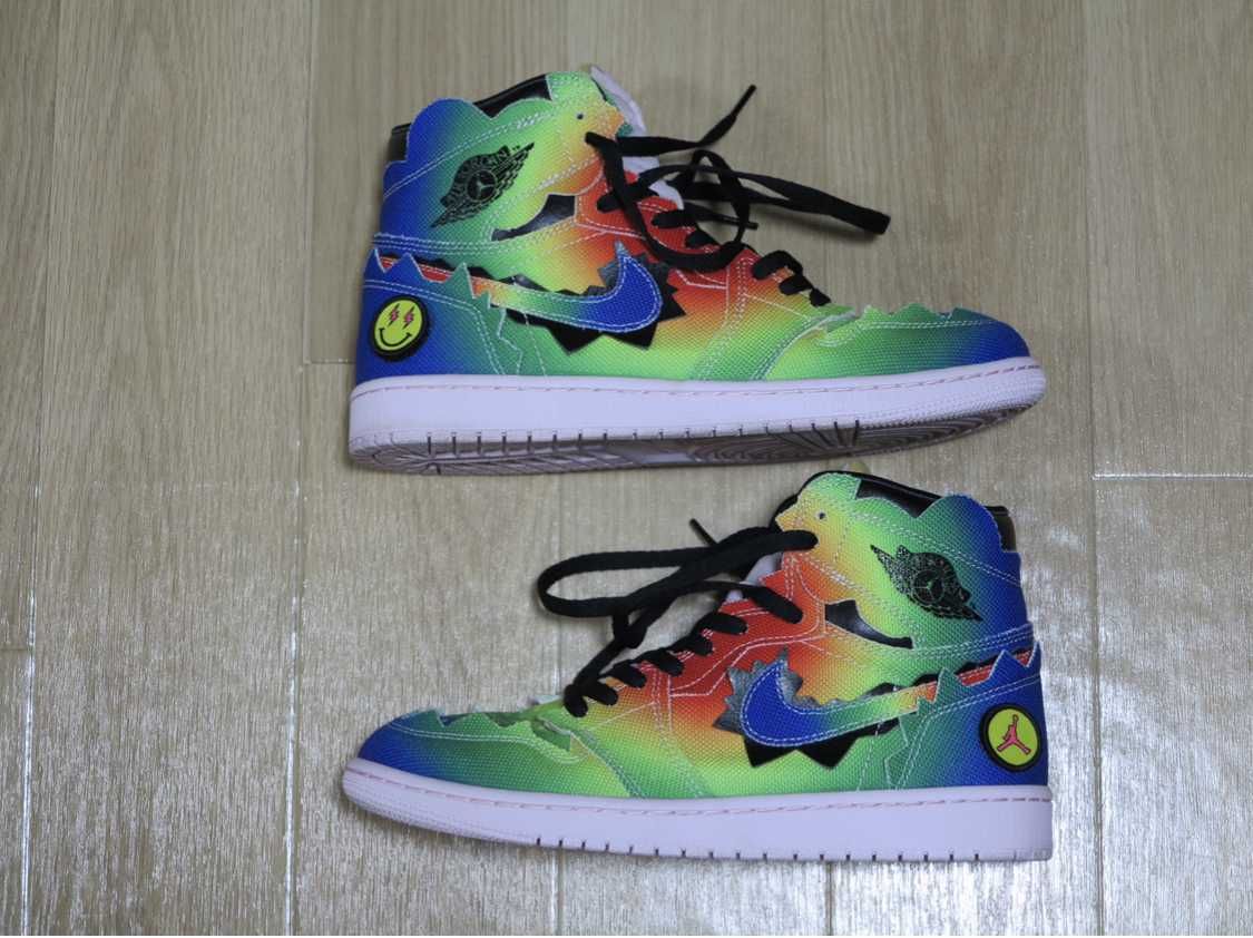 J Balvin × Nike Air Jordan 1 High OG "Rainbow"