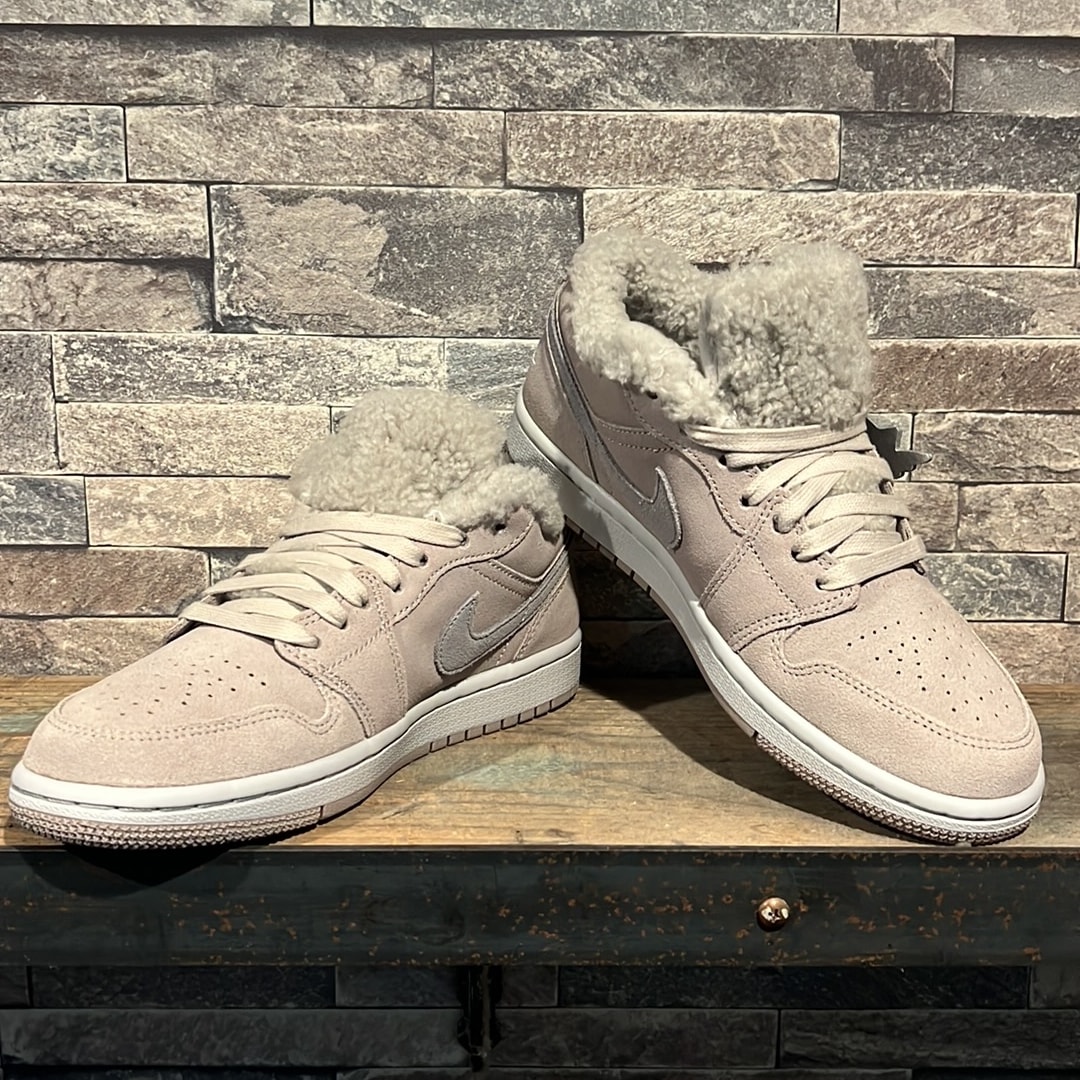 Nike Women's Air Jordan 1 Low "Sherpa Fleece"