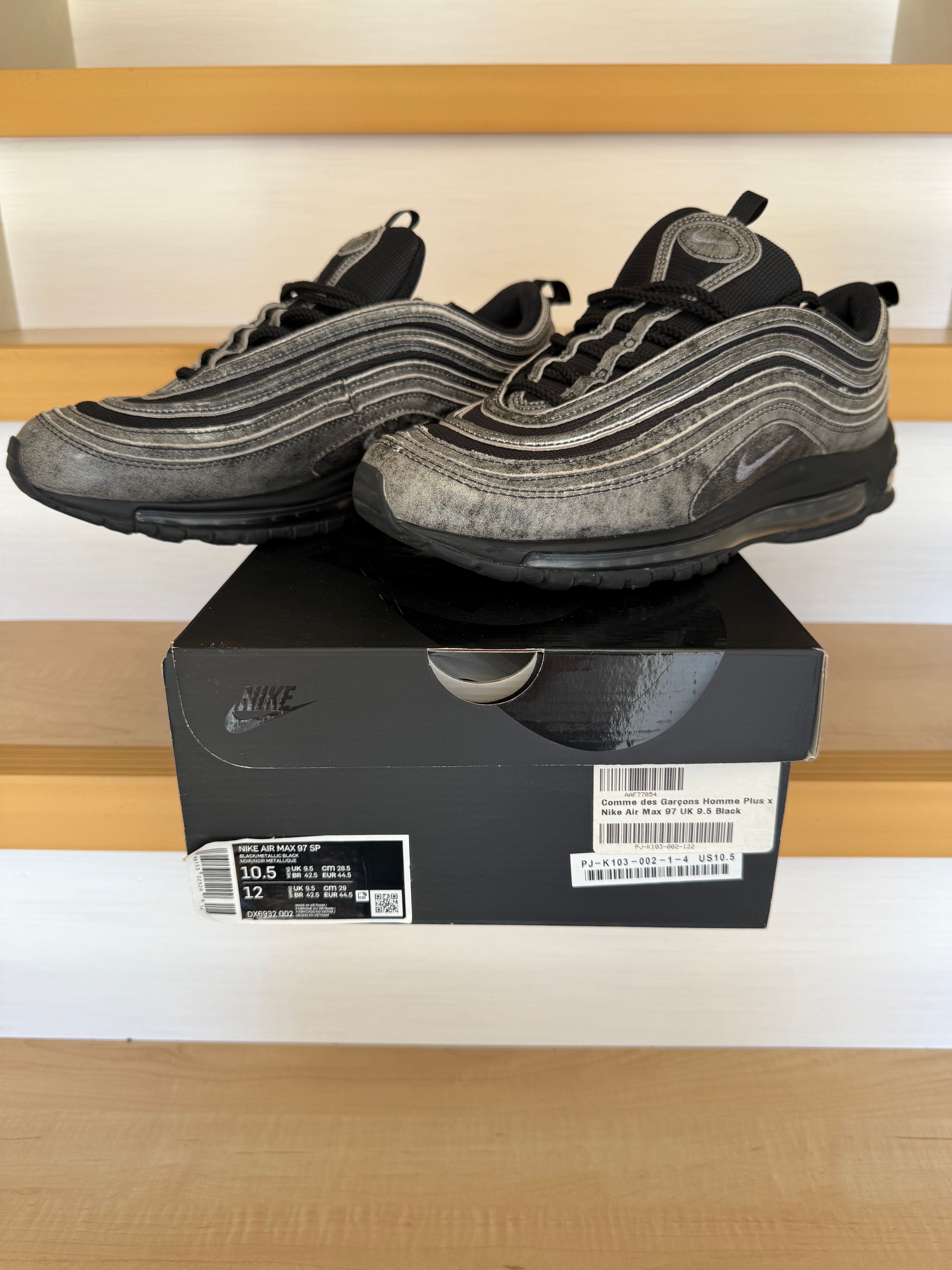 COMME des GARCONS HOMME PLUS × Nike Air Max 97 "Black"