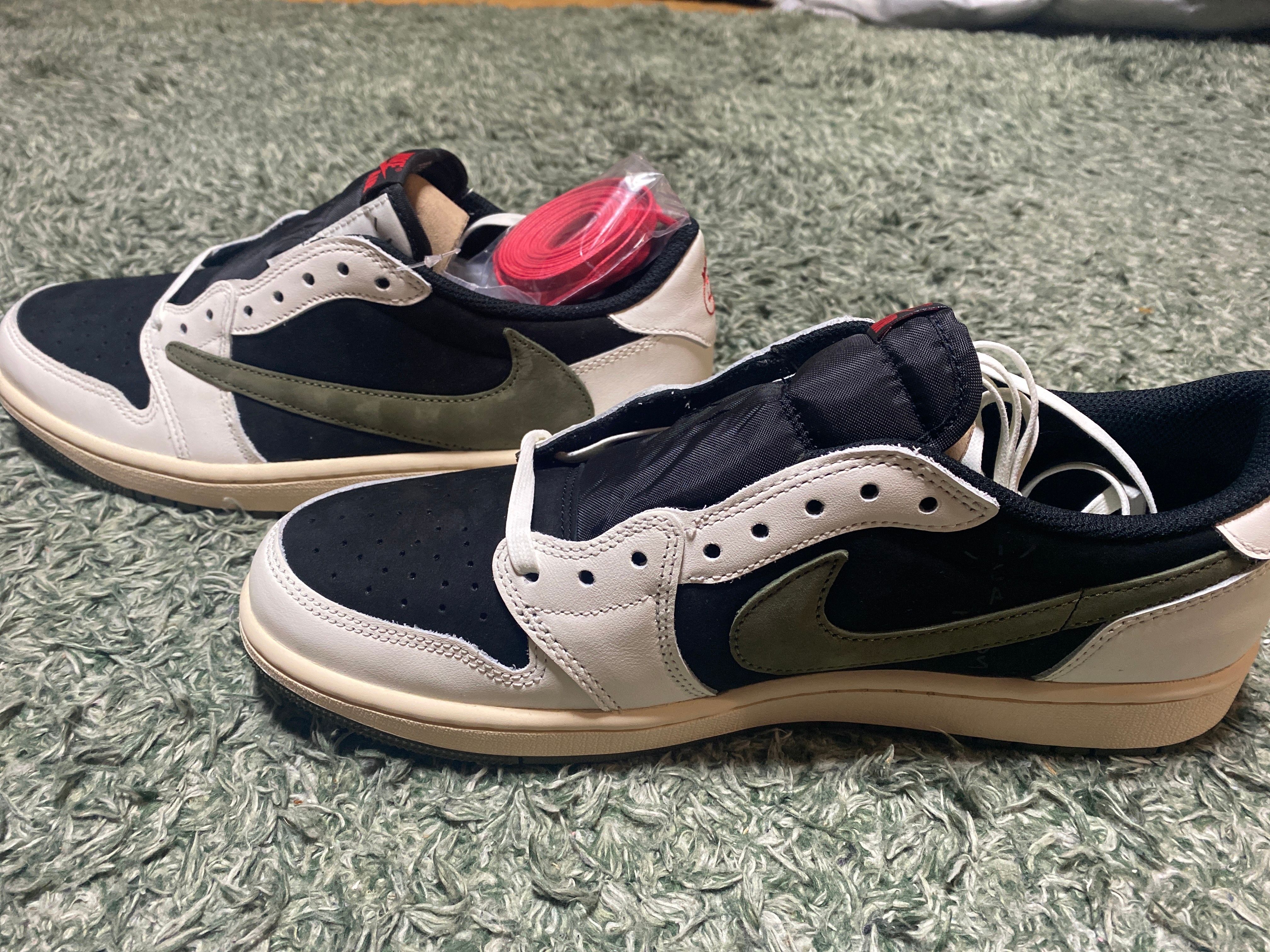 Travis Scott × Nike Women's Air Jordan 1 Low OG "Medium Olive"