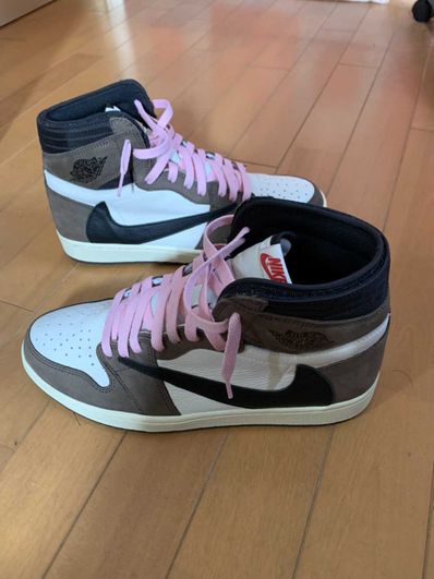 Travis Scott × Nike Air Jordan 1 Retro High OG TS SP "Sail/Dark Mocha"