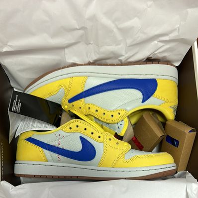 Travis Scott × Nike Women's Air Jordan 1 Retro Low OG "Canary"