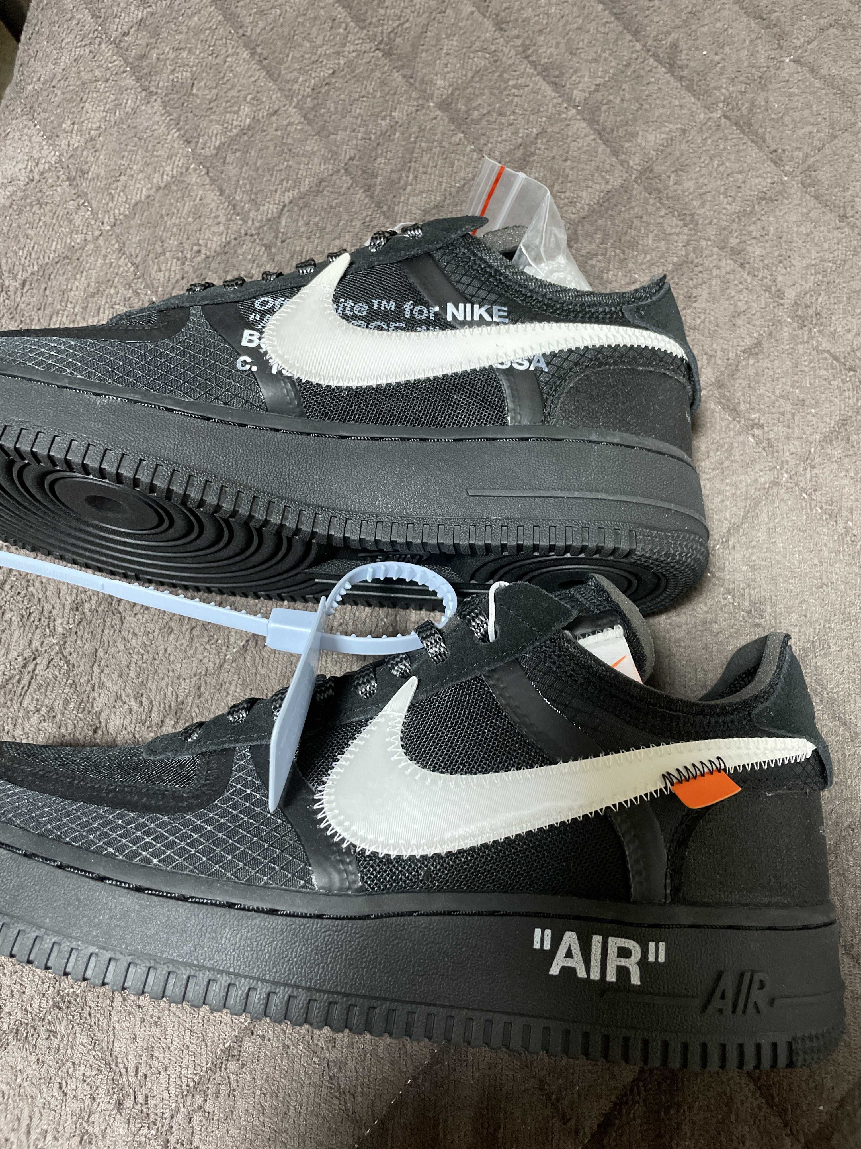 Off-White × Nike Air Force 1 Low "Black"