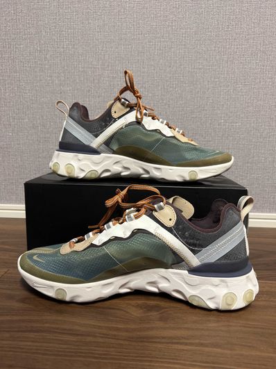 UNDERCOVER × NIKE REACT ELEMENT 87 MINT GREEN/KAHKI
