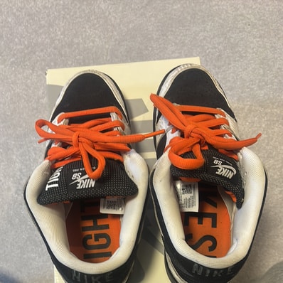 TIGHTBOOTH × Nike SB Dunk Low Pro QS "Black and White"