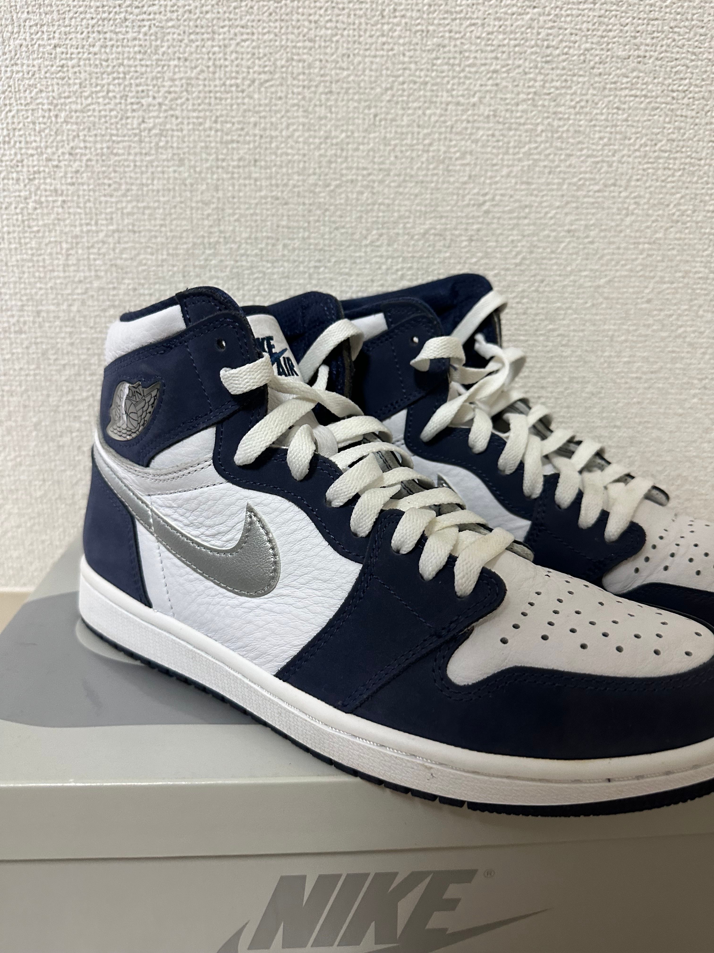Nike Air Jordan 1 High OG CO.JP "White/Midnight Navy" (2020)(ブリーフケースなし)