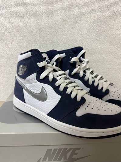 Nike Air Jordan 1 High OG CO.JP "White/Midnight Navy" (2020)(ブリーフケースなし)