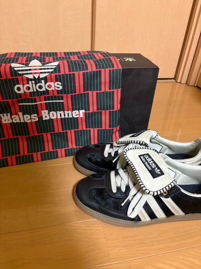 Wales Bonner × adidas Samba Pony Tonal Low "Core Black/Cream White"
