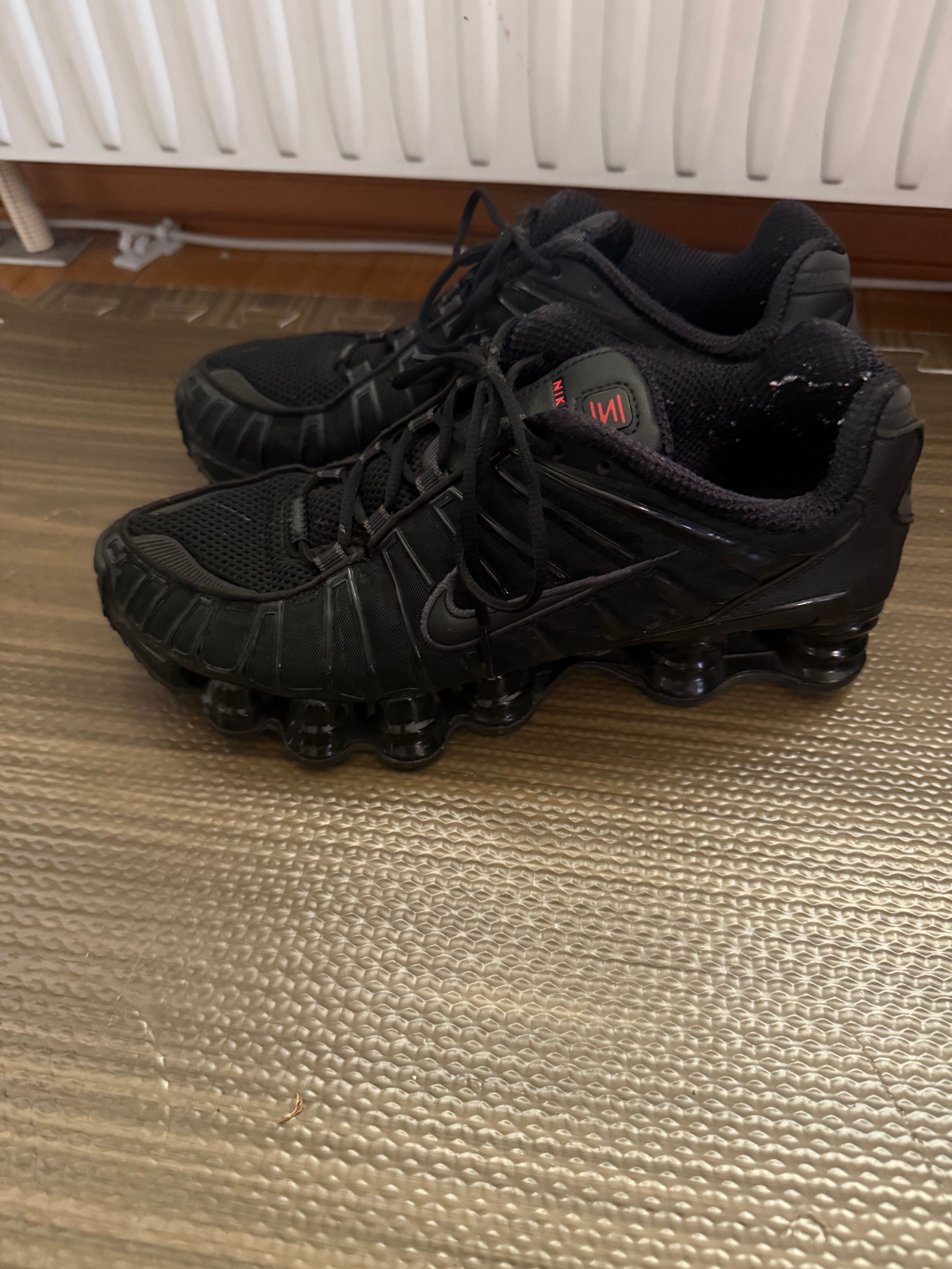 Nike Shox TL "Black/Metallic Hematite/Max Orange/Black"